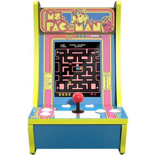  [아마존베스트]MSP Arcade1Up MS. Pac-Man Counter-Cade - 4 Games in 1