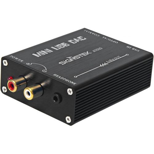  [아마존베스트]Signstek HiFi USB to Coaxial S/PDIF Converter Convert Digital to Analogue Signal Mini USB DAC PCM