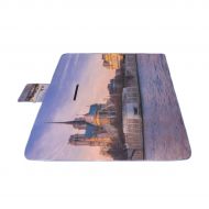 MBVFD Notre Dame De Paris in The Sunset Picnic Mat 57（144cm） x59 (150cm Picnic Blanket Beach Mat with Waterproof for Kids Picnic Beaches and Outdoor Folded Bag