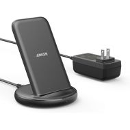 Anker Wireless Charger with Power Adapter, PowerWave II Stand, Qi-Certified 15W Max Fast Wireless Charging Stand for iPhone 11, 11 Pro, Xs, Xs Max, XR, X, 8, Galaxy S10 S9 S8, Note