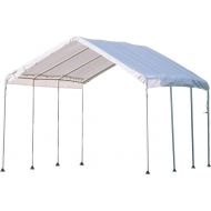 ShelterLogic 10 x 20 MaxAP Canopy Series Compact Outdoor Easy to Assemble Steel Metal Frame Canopy with 50+ UPF Sun Protection and Waterproof Cover