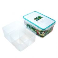Brilidea Bento Box Lunch Container with Dividers - Removable compartments, Airtight, Leak-Proof, Fridge, Microwave and Dishwasher Safe (78 oz)