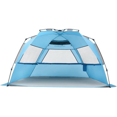  [아마존베스트]Pacific Breeze Products Pacific Breeze Easy Setup Beach Tent Deluxe XL