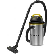 Stanley Wet/Dry Vacuum SL18133, 4.5 Gallon 4 Horsepower Wall-Mounted Hanging Vacuum with 26 Cleaning Range Stainless Steel Tank, Home/Garage/Upholster/Laundry Rooms Vacuum