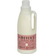 Mrs. Meyers Fabric Softener - Rosemary - Hard Working - Biodegradable - Environmentally Friendly - 32 oz (Pack of 4)