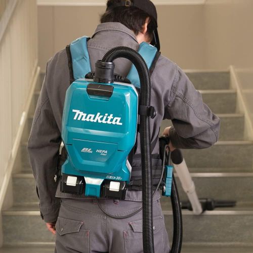  [아마존베스트]Makita DVC261ZX15 Battery-Powered Backpack Vacuum Cleaner 2x18V