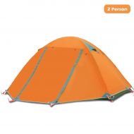 Azarxis 1 2 3 4 Person 3 4 Season Backpacking Tents Easy Set Up Waterproof Lightweight Professional Double Layer Aluminum Rod Tent for Camping Outdoor Hiking Travel