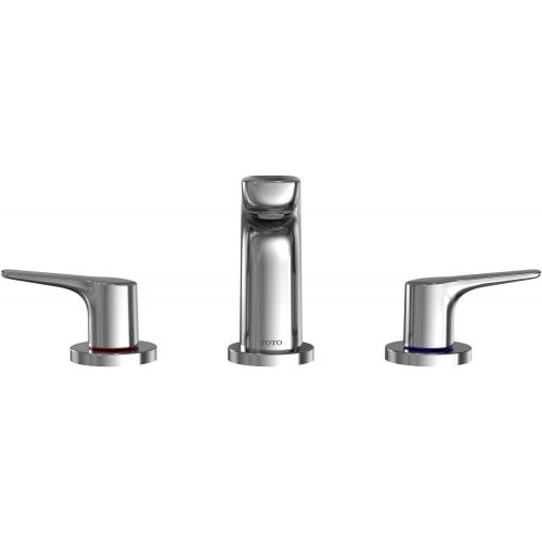  TOTO TLG03201U#CP Two Handle Widespread Bathroom Faucets, Polished Chrome