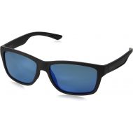 Smith Optics Smith Wolcott ChromaPop+ Polarized Sunglasses, Matte Black, Blue Mirror Lens
