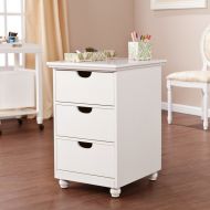 Southern Enterprises Anna Griffin 3 Drawer File Cabinet in White