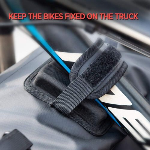  [아마존베스트]MNJ Motor Tailgate Protection Pad with Bike Fixing Straps for Trunk Tailgate Pad with 2 Tool Pockets