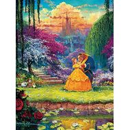 Ceaco James Coleman Disney Fine Art Beauty & The Beast Garden Waltz Jigsaw Puzzle, 550 Pieces