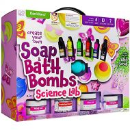 [아마존베스트]Dan&Darci Soap & Bath Bomb Making Kit for Kids - 3-in-1 Spa Science Kits For Kids : Complete Soap Making Kit & Make Your Own Bath Bombs, Soap & Bath Scrubs : Kids Science Kit For Kids - Gift