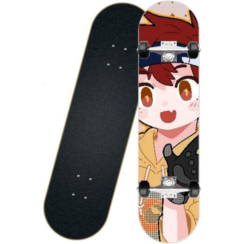  chengnuo SK8 The Infinity Skateboards Complete Anime Skateboard 31 Inch REKI Pattern