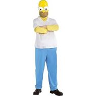 Party City The Simpsons Homer Halloween Costume for Men, Includes Jumpsuit and Mask