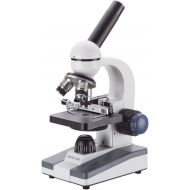 [아마존베스트]AmScope M150C-MS Compound Monocular Microscope, WF10x and WF25x Eyepieces, 40x-1000x Magnification, LED Illumination, Brightfield, Single-Lens Condenser, Coaxial Coarse and Fine Fo