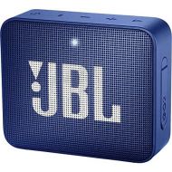 JBL GO2 Portable Bluetooth Speaker with Rechargeable Battery, Waterproof, Built-in Speakerphone, Blue