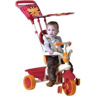 smarTrike Safari Touch Steering 4-in-1 Ride On - Orange/Red Tiger