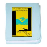 CafePress - National Parks Travel Poster 1 - Baby Blanket, Super Soft Newborn Swaddle