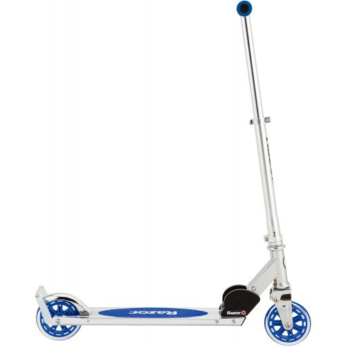 레이져(Razor) Razor A3 Kick Scooter for Kids - Larger Wheels, Front Suspension, Wheelie Bar, Lightweight, Foldable, and Adjustable Handlebars