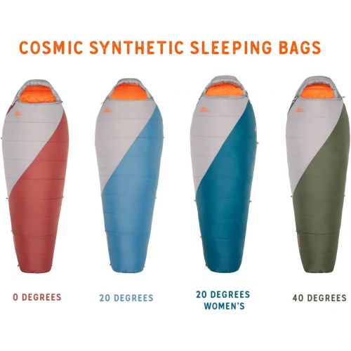  Kelty Cosmic Synthetic Fill 20 Degree Backpacking Sleeping Bag