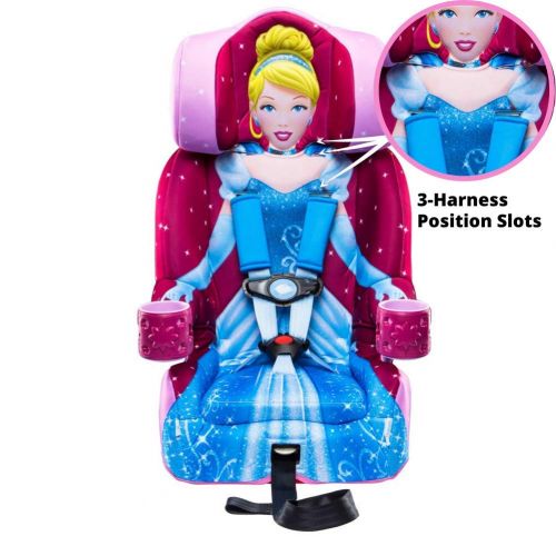  KidsEmbrace 2-in-1 Harness Booster Car Seat, Disney Princess Belle