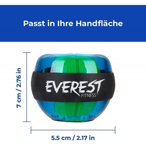  [아마존베스트]Everest Fitness Energyball/Hand Exerciser for Training Hand and Arm Muscles with Rubberised Grip Area and Shatterproof Plastic Housing