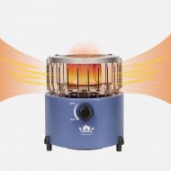 Campy Gear Chubby 2 in 1 Portable Propane Heater & Stove, Outdoor Camping Gas Stove Camp Tent Heater for Ice Fishing Backpacking Hiking Hunting Survival Emergency (Navy Blue)