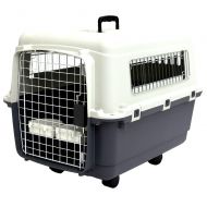 Unknown Skrootz Medium Size Plastic Dog Kennel Direct Premium Construction Travel Crate Durable Convenient