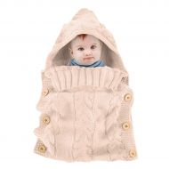 Damial Newborn Baby Wrap Swaddle Blanket Knit Toddler Sleeping Bag Sleep Sack Stroller Wrap, Best for 0-6...