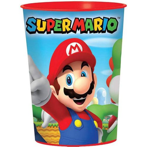  Super Mario Kids Birthday Party Supplies, Includes Happy Birthday Banner and Birthday Candles, Serves 16, by Party City