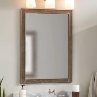 Signature Hardware 428559 Chelles 32-7/8 x 24 Framed Bathroom Mirror