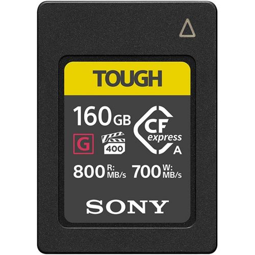 소니 Sony CEA-G160T 160GB CFexpress Type A Memory Card (Tough CEAG160T) Bundle LCSU21 Protective Camera Case - Black + Deco Gear Accessories Microfiber Electronics Cloth, Screen Protect
