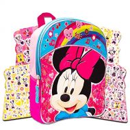 Disney 11 Toddler Minnie Mouse Preschool Backpack Set with Over 300 Stickers
