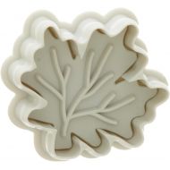 Ateco Shaped Leaf Plunger Cutter, 2 by 2-Inch, White
