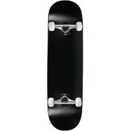 Moose Complete Skateboard Dipped Black 7.25 Silver/White Assembled