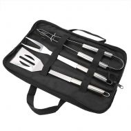 Pasamer Stainless Steel Barbecue Grilling Tools Set Outdoor BBQ Utensils with Carry Bag Case