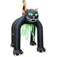 Great 13 Foot Tall Halloween Inflatable Yard Decoration Giant Huge Black Cat Archway