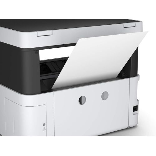 엡손 [아마존베스트]Epson EcoTank ET-M2170 3-in-1 Black and White Refillable Printer (Scanner, Copier, DIN A4, Duplex, USB 2.0, Wi-Fi, Ethernet) Large Ink Tank, High Yield Low Page Cost