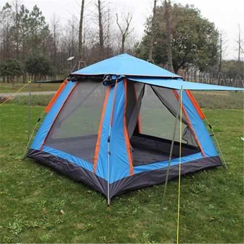  WALNUTA 3-4 Person Quick Automatic Opening Outdoor Camping Tent Family Tourist Tent Large Space Sun Shelter Tents (Color : A, Size : 240x240x154cm)