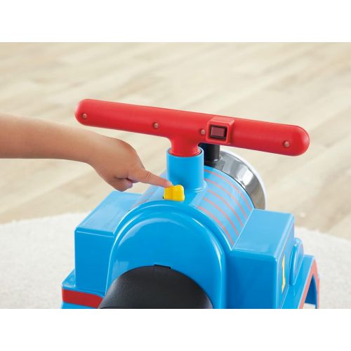  Power Wheels Thomas and Friends Thomas vehicle with track, 6V battery-powered ride-on toy train for toddlers ages 1 to 3 years