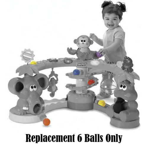  Replacement Parts for Fisher-Price Playset - Go Baby Go Crawl and Cruise Musical Jungle ~ N1415 ~ Replacement Balls
