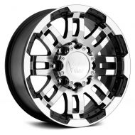 Vision Warrior 375 Gloss Black Machined Face Wheel (16x8/5x139.7mm)