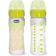 Chicco- Baby Fast Flow Feeding Plastic Bottle 4+ 330Ml