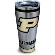Tervis 1297983 NCAA Purdue Boilermakers Tradition Stainless Steel Tumbler With Lid, 30 oz, Silver