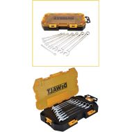 DEWALT DWMT73809 Tough Box Tool Kit SAE Wrench Set, 8-pc w/ Tough Box Tool Kit Metric Wrench Set, 8-pc