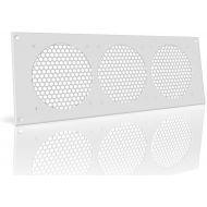 AC Infinity White Ventilation Grille 18, for PC Computer AV Electronic Cabinets, Replacement Grille for AIRPLATE S9/T9