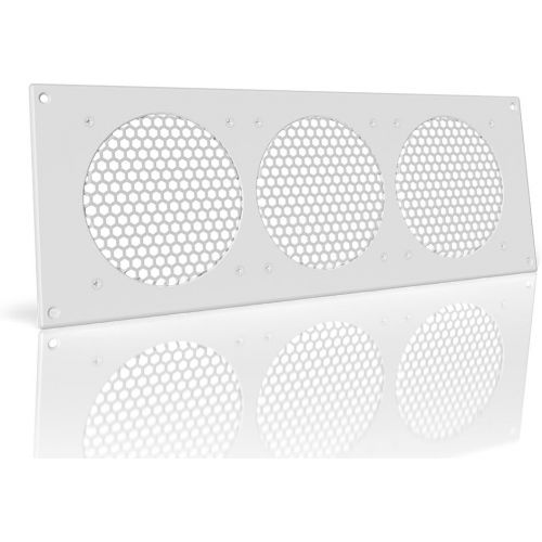  AC Infinity White Ventilation Grille 18, for PC Computer AV Electronic Cabinets, Replacement Grille for AIRPLATE S9/T9