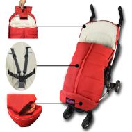 CozyMe Baby Sleeping Bag, Unisex Comfort Sleeping Sack, Soft Anti-Kicking Sleeping Nest, Wearable Stroller Blanket, Washable Footmuff Foldable with Strollers,Red