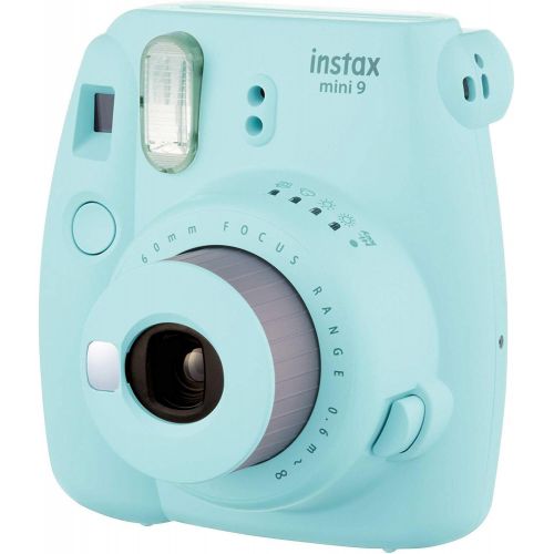 후지필름 Fujifilm Instax Mini 9 Instant Camera (Ice Blue) with Mini Film Pack